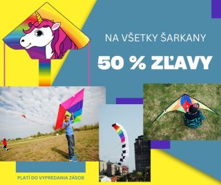 Máme pre vás skvelú správu! Naše pilotovateľné šarkany a detské jednolankové sú teraz dostupné so zľavou 50%! 😱🌟 Potešte...